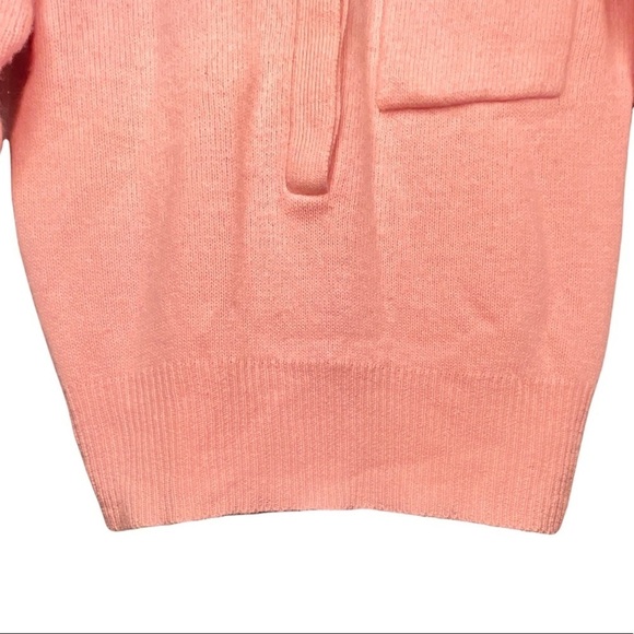 Vintage Christie Jill Pull-On Sweater Powder Pink Medium Lambswool Angora Blend - Picture 3 of 8